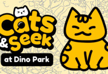 Cats and Seek : Cats Hidden at Dino Park