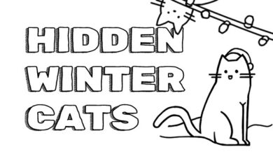 Hidden Winter Cats